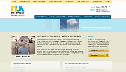 Urologist Website Design