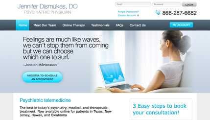 Medical website design company