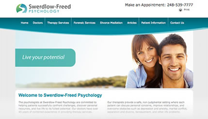 Psychiatry Website Design and Logo Design