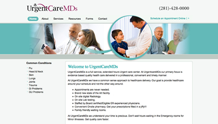 Medical website design for hospitals and medical groups NY