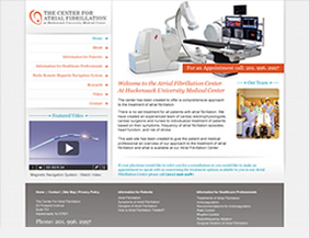 Cardiology website design
