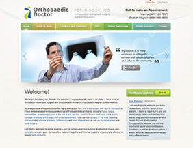 Orthopaedic Surgery Medical Website Design