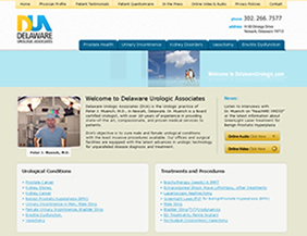 Urologist Website Design