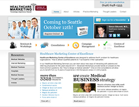 Medical website design