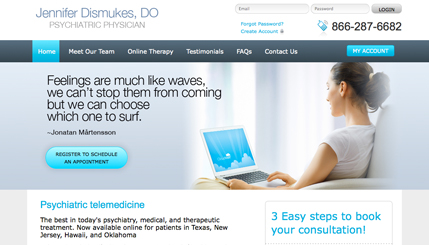 Medical website design company