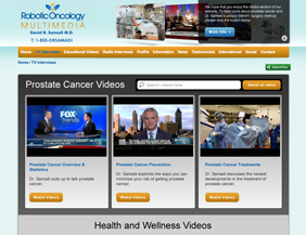 Urologist medical website design
