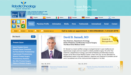 Oncology | Urology Logo and Website Design