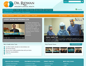 Urology & sexual health website design