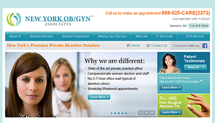 New York OB/GYN Website Design