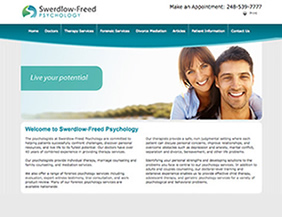 Psychiatry website and logo design