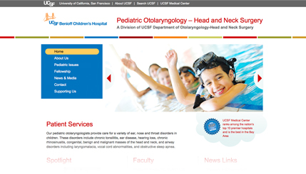 Medical website design for hospitals and medical groups