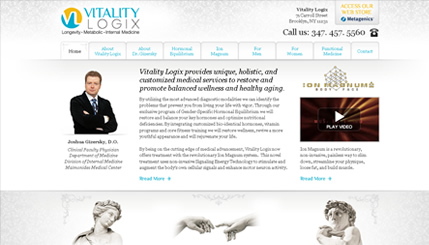 Medical website design for hospitals and medical groups NY